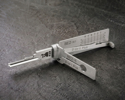 Lishi BE2-6 2-in-1 pick and decoder tool